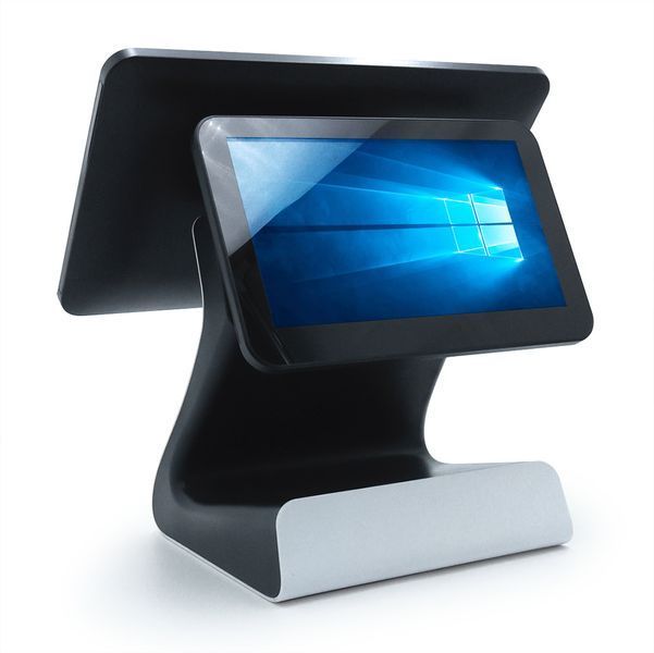 Двоекранний Windows POS-термінал Versa 15,6&Prime; 8/128 ГБ. Потужний сенсорний ПОС термінал з екраном покупця 11.6" GM-S26 фото