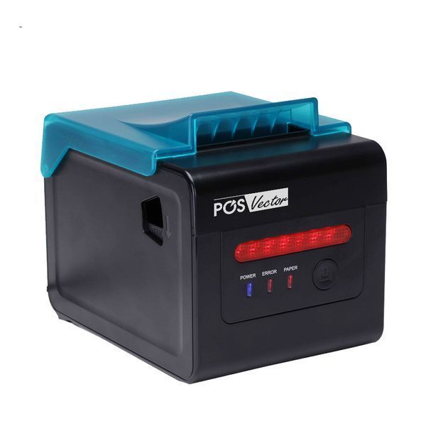 Кухонный принтер чеков POS Vector на 80/58 мм для беспроводной печати (USB, LAN, Wi-Fi) PS-H801UCLW фото