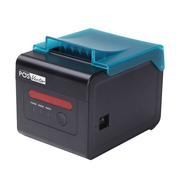 Кухонный принтер чеков POS Vector на 80/58 мм для беспроводной печати (USB, LAN, Wi-Fi) PS-H801UCLW фото