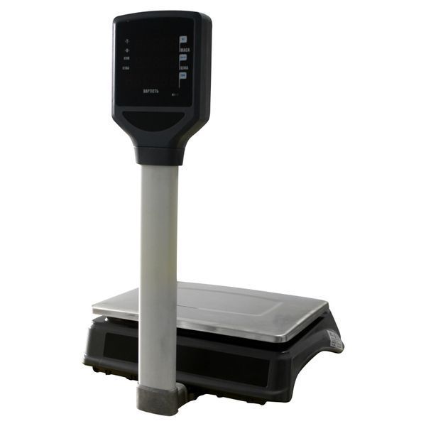 Весы торговые электронные VAGAR VP (6/15 LED), со стойкой VP фото