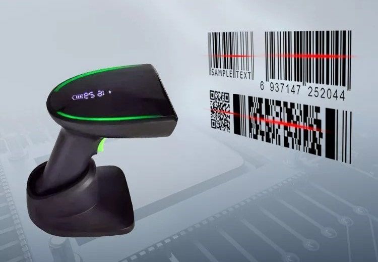 Бездротовий сканер штрих-кодів 2D/1D MC-S8GBD-PRO. Високопродуктивний зчитувач з базою для підзарядки USB, BlueTooth MC-S8GBD-PRO фото