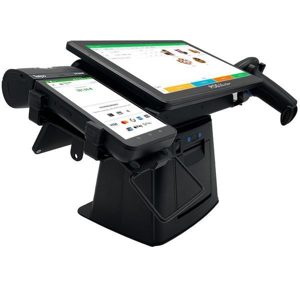 Комплексна каса SHIVA-2 POS 5-в-1. Windows POS-термінал з принтером чеків і екраном покупця + сканер + тримач + ПЗ SHIVA-2-W фото